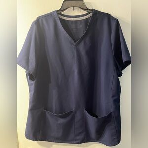 Fabletics Dark Blue Scrub Top | XXL / 1X